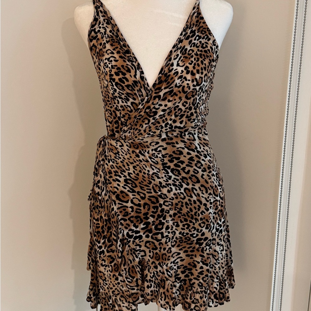 Showpo Black and Brown Spaghetti Strap Midi Sundress